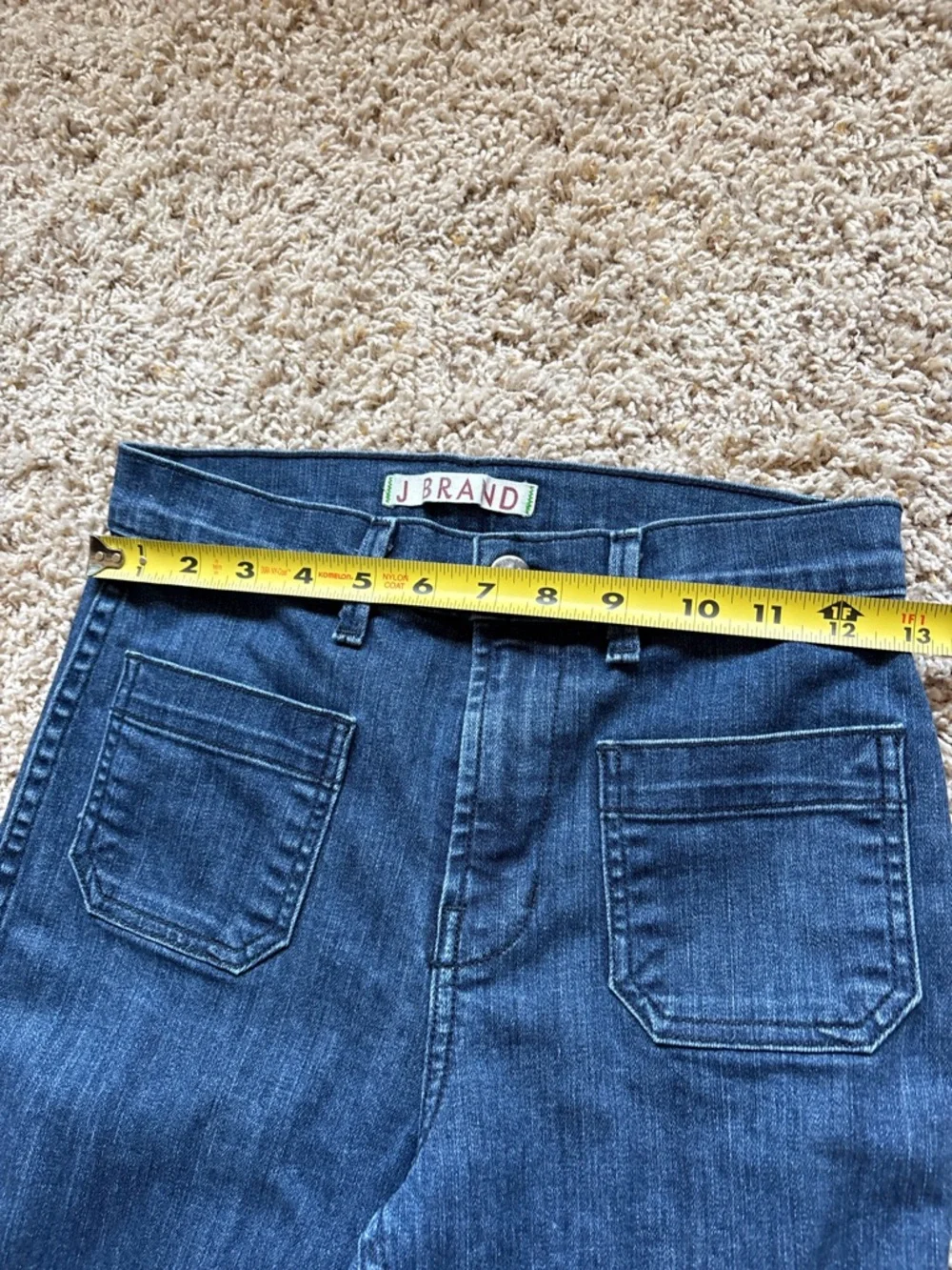 J Brand Mystery High-rise Flare Jeans Sz 25 hemmed